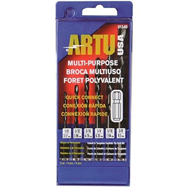 Artu-Usa 2497295 Quick Connect Multi-Purpose Drill Bit Set 8673949